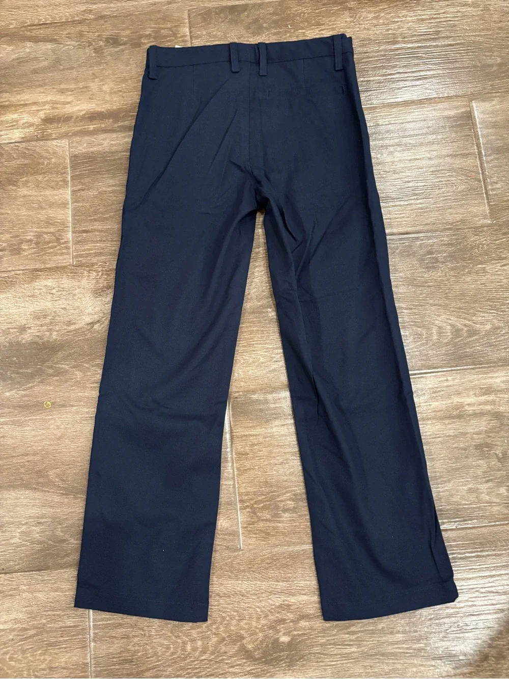 Old Navy Girls Sz 8 Navy Straight-Leg Pants Cotton Stretch Chino School Uniform